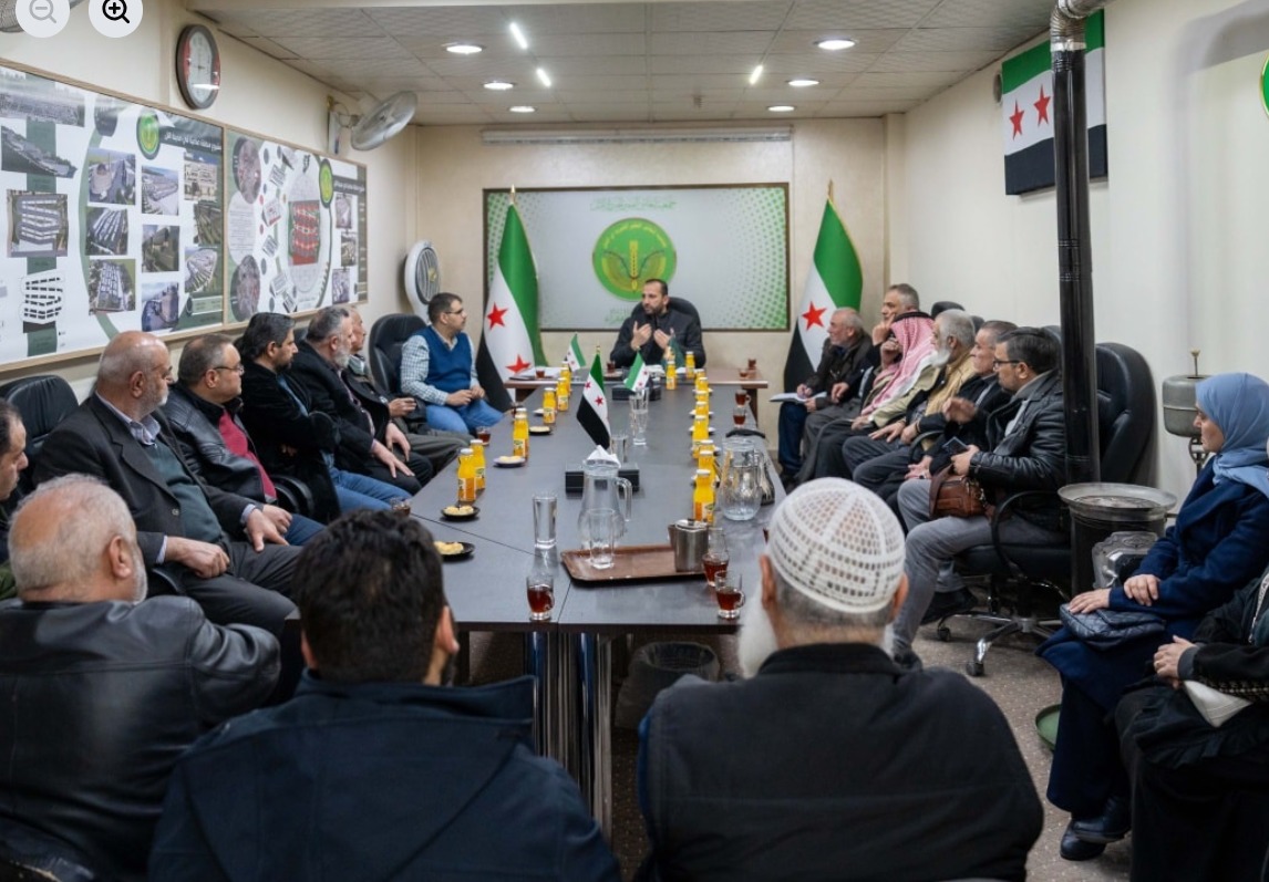 اجتماع مع مخاتير أحياء المدينة قبيل شهر رمضان المبارك